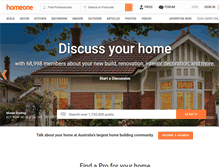 Tablet Screenshot of homeone.com.au